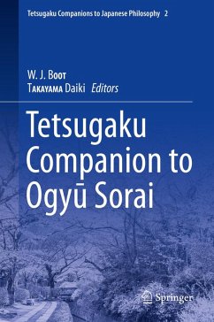 Cover Tetsugaku Companion to Ogyu Sorai (eBook, PDF)