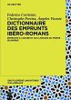 Dictionnaire des emprunts ibéro-romans... - Bild 1