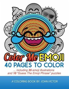 Color Me Emoji: 40 Pages to Color - Victor, John