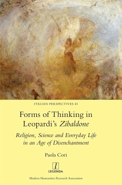 Forms of Thinking in Leopardi's Zibaldone - Cori, Paola