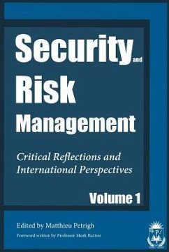 Security and Risk Management: Critical Reflections and International Perspectives - Petrigh, Matthieu