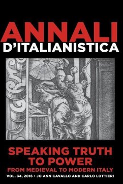Speaking Truth to Power from Medieval to Modern Italy - Et Alii, Jo Ann Cavallo