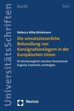 Cover Die umsatzsteuerliche Behandlung von Konsignationslagern in der Europäischen Union (eBook, PDF)