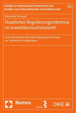 Cover Staatliches Regulierungsinteresse im Investitionsschutzrecht (eBook, PDF)