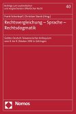 Rechtsvergleichung - Sprache - Rechtsdogmatik (eBook, PDF)