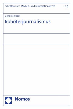 Roboterjournalismus (eBook, PDF) - Habel, Dominic