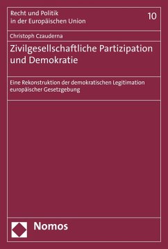 Zivilgesellschaftliche Partizipation und Demokratie (eBook, PDF) - Czauderna, Christoph