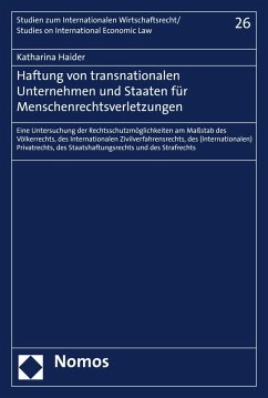 Haftung von transnationalen Unternehmen und Staaten für Menschenrechtsverletzungen (eBook, PDF) - Haider, Katharina