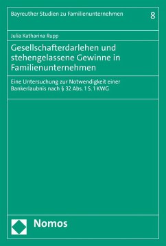 Cover Gesellschafterdarlehen und stehengelassene Gewinne in Familienunternehmen (eBook, PDF)