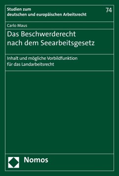 Cover Das Beschwerderecht nach dem Seearbeitsgesetz (eBook, PDF)
