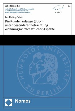 Die Kundenanlagen (Strom) unter besonderer Betrachtung wohnungswirtschaftlicher Aspekte (eBook, PDF) - Sahle, Jan-Philipp