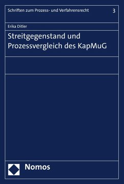 Streitgegenstand und Prozessvergleich des KapMuG (eBook, PDF) - Ditler, Erika