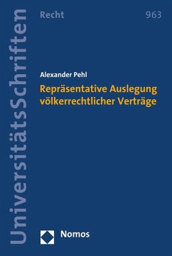 Cover Repräsentative Auslegung völkerrechtlicher Verträge (eBook, PDF)
