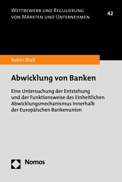 Abwicklung von Banken (eBook, PDF) - Blaß, Robin