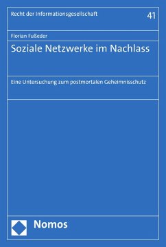 Soziale Netzwerke im Nachlass (eBook, PDF) - Fußeder, Florian