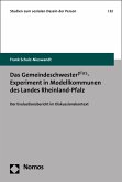 Das Gemeindeschwesterplus-Experiment in Modellkommunen des Landes Rheinland-Pfalz (eBook, PDF)