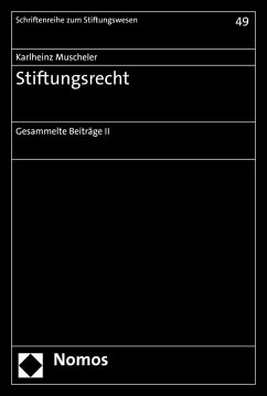 Stiftungsrecht (eBook, PDF) - Muscheler, Karlheinz