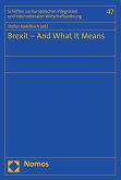 Brexit - And What It Means (eBook, PDF)