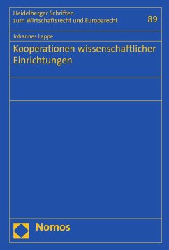 Cover Kooperationen wissenschaftlicher Einrichtungen (eBook, PDF)