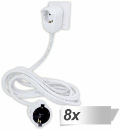 8x REV Verlängerung Powersplit 5m weiß Cover 8x REV Verlängerung Powersplit 5m weiß