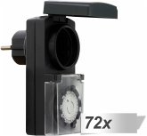 72x1 REV Zeitschaltuhr Outdoor mechanisch, schwarz 0025700409