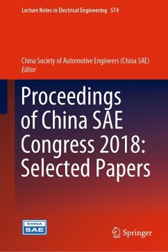 Proceedings of China SAE Congress 2018: Selected Papers (eBook, PDF)