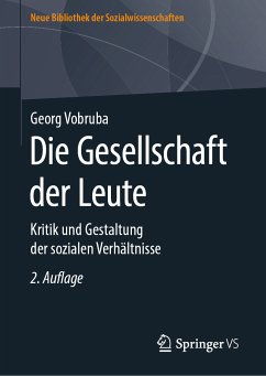 Die Gesellschaft der Leute (eBook, PDF) - Vobruba, Georg