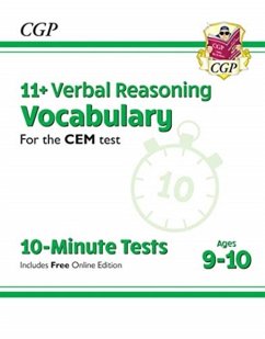 11+ CEM 10-Minute Tests: Verbal Reasoning Vocabulary - Ages 9-10 (with Online Edition) - CGP Books