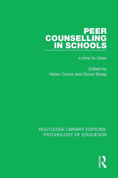 Peer Counselling in Schools Peer Counselling in Schools