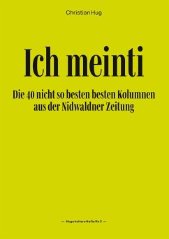 Ich meinti III - Hug, Christian