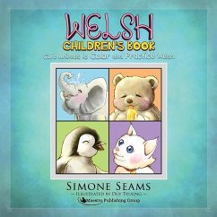 Welsh Children's Book: Cute Animals to Color and Practice Welsh - Seams, Simone