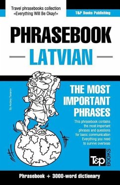 English-Latvian phrasebook & 3000-word topical vocabulary - Taranov, Andrey