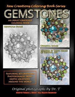 New Creations Coloring Book Series: Gemstones - Davis, Brad; Davis, Teresa