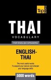 Thai vocabulary for English speakers - 5000 words