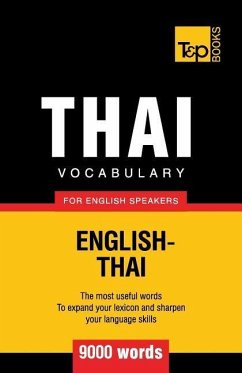 Thai vocabulary for English speakers - 9000 words - Taranov, Andrey