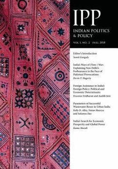 Indian Politics & Policy: Vol. 1, No. 2, Fall 2018 - Ganguly, Sumit