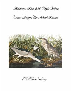 Audubon's Plate 236 Night Heron: Classic Designs Cross Stitch Pattern - Halsey, M. Norah