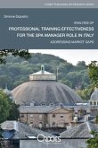 Analysis of Professional Training Effectiveness For The Spa Manager Role In Italy: Addressing Market Gaps