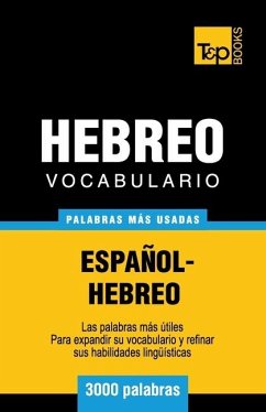Vocabulario Español-Hebreo - 3000 palabras más usadas - Taranov, Andrey