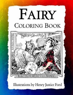 Fairy Coloring Book: Art Nouveau Illustrations by Henry Justice Ford - Bow, Frankie