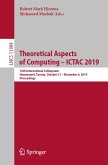 Theoretical Aspects of Computing - ICTAC 2019 (eBook, PDF)