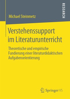 Verstehenssupport im Literaturunterricht (eBook, PDF) - Steinmetz, Michael
