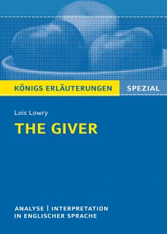 The Giver von Lois Lowry. Textanalyse und Interpretation (eBook, PDF) - Charles, Patrick