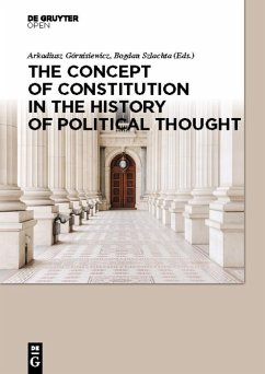 Cover The Concept of Constitution in the History of Political Thought (eBook, PDF)