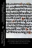 Undoing the infallibility of &quote;revealed knowledge&quote; in Hinduism.: Selections from the translated &quote;Introductory&quote; notes of Hindu religious texts that were