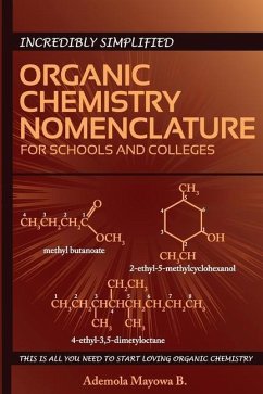 Incredibly simplified ORGANIC CHEMISTRY NOMENCLATURE for schools and colleges