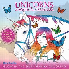 Unicorns & Mystical Creatures Glow-In-The-Dark Manga Coloring - Krefta, Ben