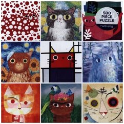 Artsy Cats 500 Piece Family Puzzle