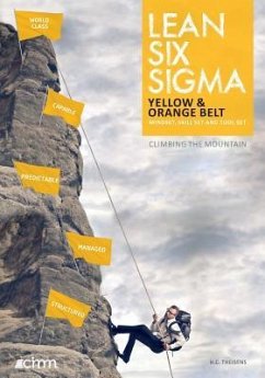 Lean Six Sigma Yellow & Orange Belt: Mindset, skill set and tool set - Harborne, D.