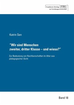 Wir sind Menschen zweiter, dritter Klasse - und wieso? - Sen, Katrin